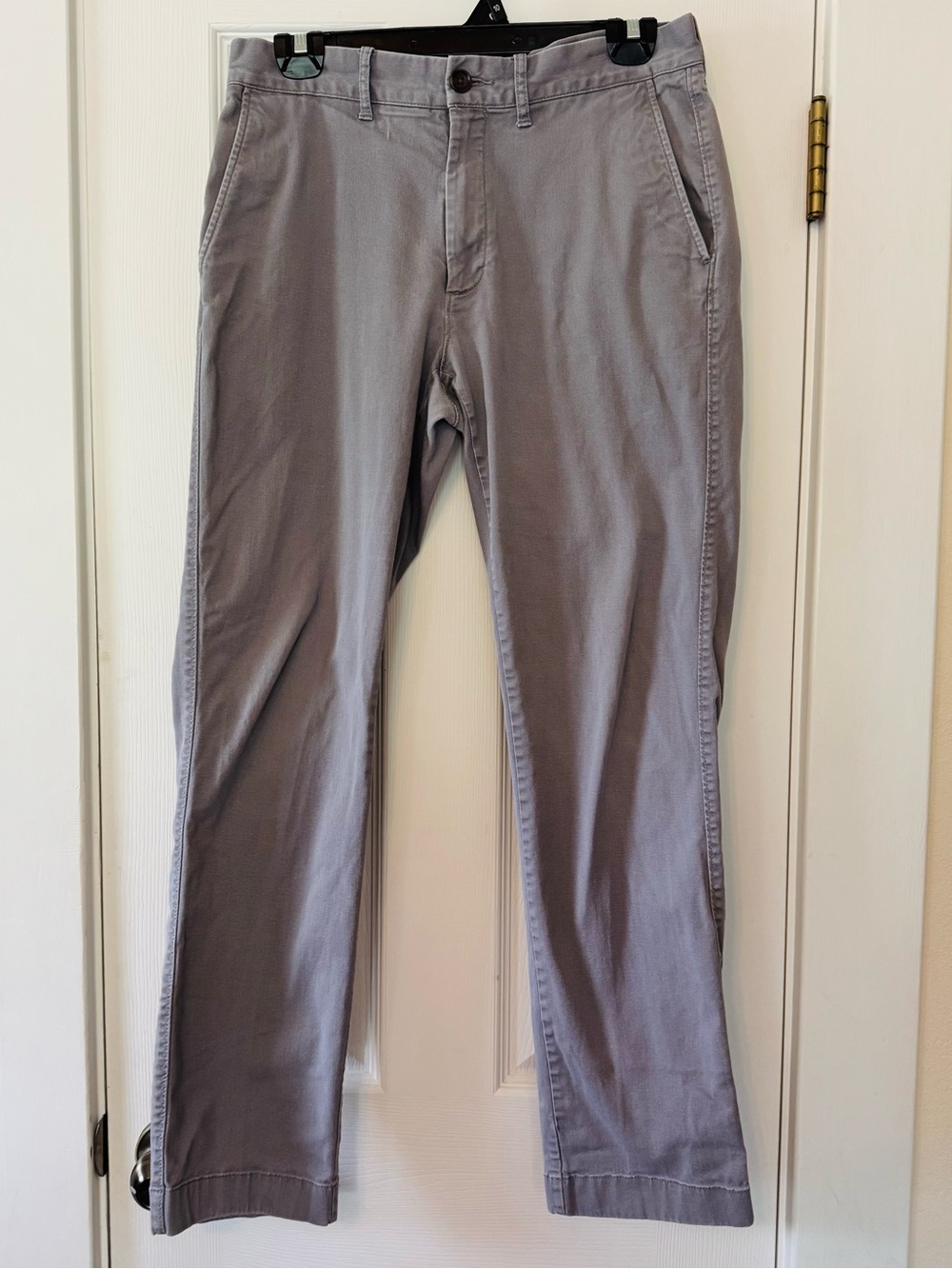 J.Crew Flex Straight Chino Pants Men’s 31x32 Gray Stretch Casual Pants Preppy